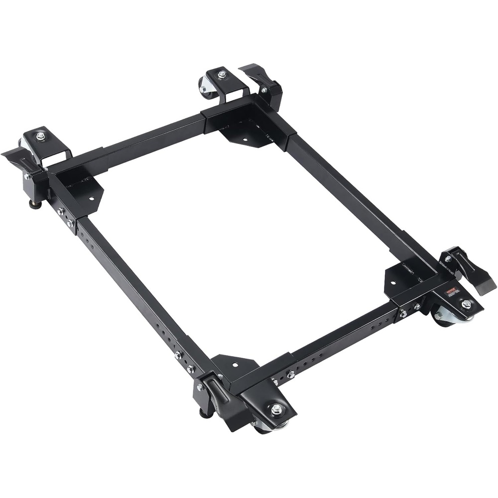 image:imageVEVOR Mobile Base 1500 lbs Capacity Adjustable from 20 x 245 to 28 x 335 Heavy Duty Universal Mobile Base Stand with 4 Swivel Wheels for Woodworking Equipment Bandsaw Power Tool Machine