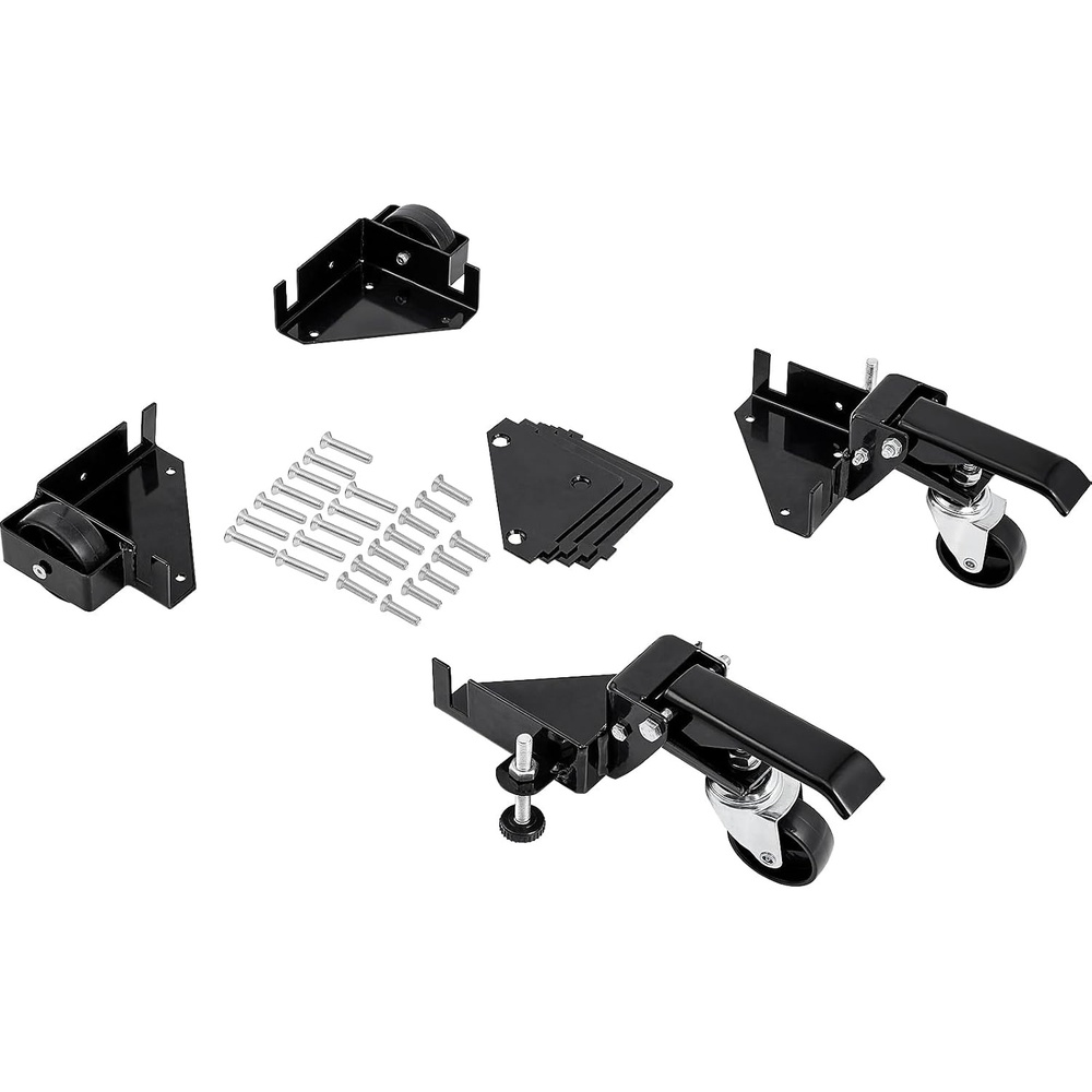 image:imageVEVOR Mobile Base 400 lbs Weight Capacity Adjustable from 95 x 95 to Infinity Heavy Duty Universal Mobile Base Stand with Swivel Wheels for Woodworking Equipment Bandsaw Power Tools MachinesMedium