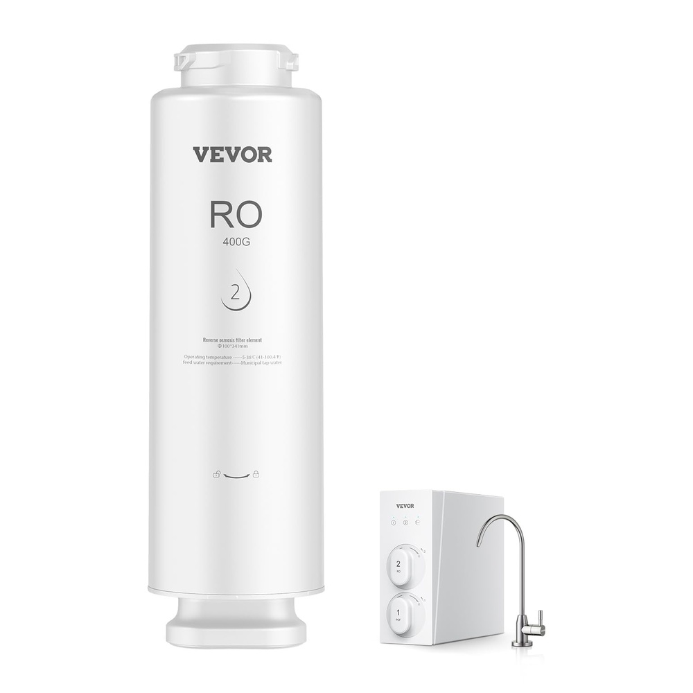 image:imageVEVOR Reverse Osmosis Filter 9Layers RO Water Filter Replacement Compatible with SS001 400GPD Under Sink Water Filter 24 Months Reverse Osmosis Filter Cartridge Reduces Lead Chlorine Rust400 GPD RO Filter