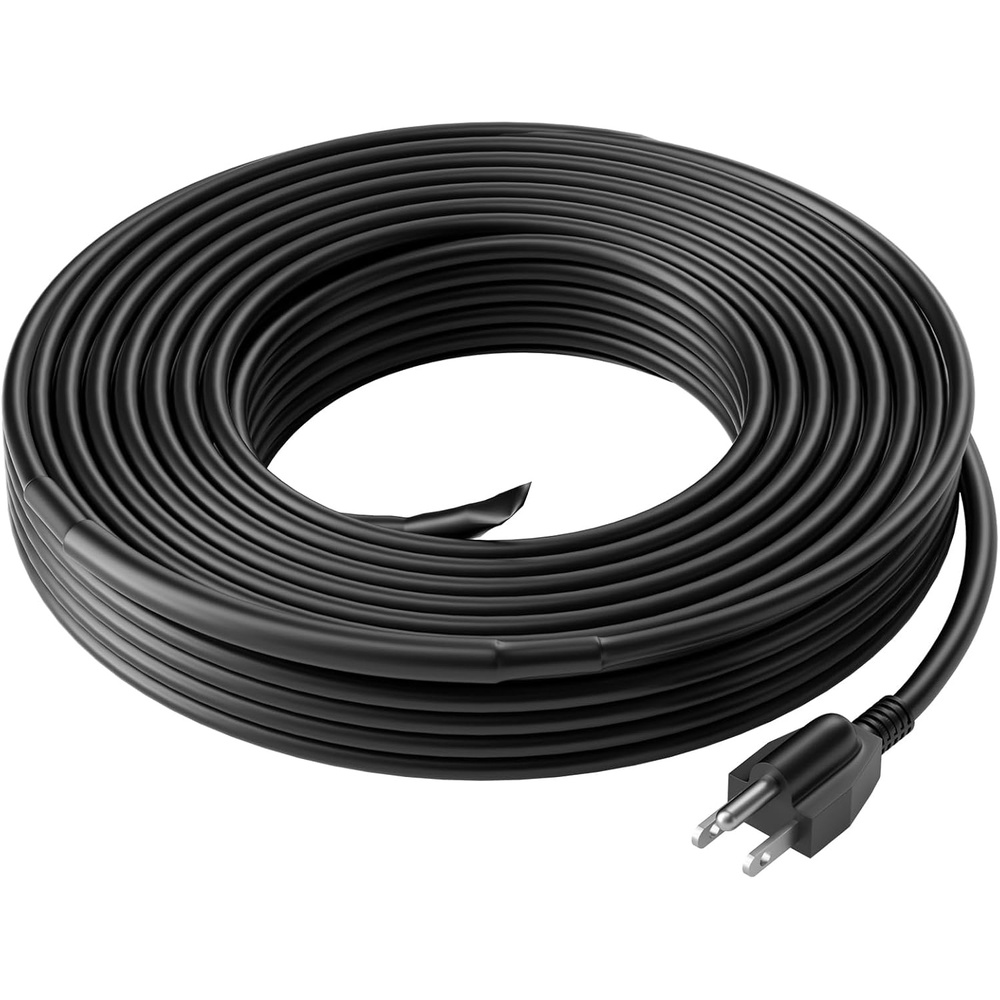 image:imageVEVOR SelfRegulating Pipe Heating Cable 80FT 5WFT Heat Tape for Pipes Roof Snow Melting Deicing Gutter and Pipe Freeze Protection30FT
