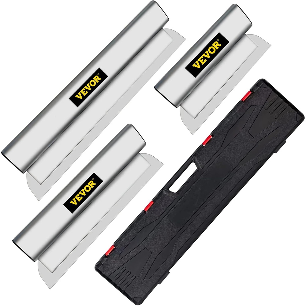 image:imageVEVOR Skimming Blade40 inch Smoothing Knife European Stainless Steel Construction Knife Aluminum Blade Profile Smoothing Knockdown Spatula for GyprockDrywallWallBoardWithout Extension Handle