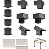 4PC 3Way+4PC 2Way+2PC Riddge +4PC Base 4*4 SET
