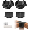 2PC 4-Way + 2PC Post Base 6*6 SET