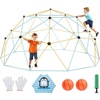 10FT Blue&yellow with Basketballs & Octopus Net