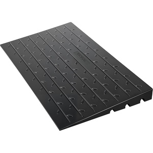 VEVOR 3″ Rise Rubber Threshold Ramp, 3 Channels Cord Cover Door Ramp, No-Slip Surface, 2200 Lbs Load Capacity Rubber Ramp for for Home Doorways Driveways Curb Home Steps, 41.8″ L x 24″ W x 3″ H, 53lbs | for Doorways Wheelchair and Scooter, 2200 lbs Rated Load Capacity, Non-Slip Angled Door Entry, Durable Rubber construction(41.8″ L × 24″ W × 2.5″ H)
