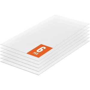 VEVOR 6 Pack Polycarbonate Greenhouse Panels, 3.96′ x 1.98′ x 0.157″Roof Panels Sheets, Waterproof UV Protected Corrugated Plastic Roofing, Impact Resistance Clear Roofing Sheets for Greenhouse/Garden(6PCS / 4FT * 2FT * 0.16IN)