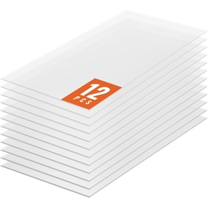 VEVOR 6 Pack Polycarbonate Greenhouse Panels, 3.96′ x 1.98′ x 0.157″Roof Panels Sheets, Waterproof UV Protected Corrugated Plastic Roofing, Impact Resistance Clear Roofing Sheets for Greenhouse/Garden(12PCS / 4FT * 2FT * 0.24IN)