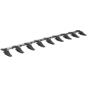 VEVOR Bucket Tooth Bar, 46 in Heavy Duty 5 Teeth Tractor Bucket Bar for Loader Tractor Loader Skidsteer, 4560 lbs Load Capacity, Bolt On Teeth Bars for Buckets Protection Efficient & Soil Excavation(72in)