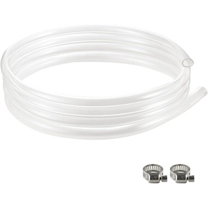 VEVOR Clear Vinyl Tubing, 1/2″ ID x 5/8″ OD, 10FT Plastic PVC Tubing, Flexible and Cuttable Clear Hose, 1/16 in Wall Thickness, High-strength PVC Material for Aquarium Irrigation Swimming Pool Lab(Clear)