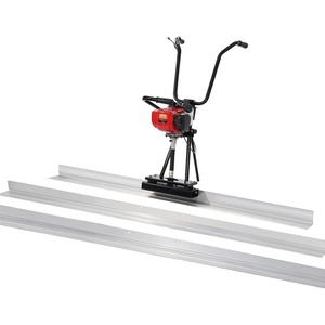 VEVOR Concrete Power Screed, 8ft Aluminum Board Straight Edge Bar Set, 4 Stroke Cement Finishing Vibrating Motor with Height Adjustable Handles, High Efficient Concrete Tools 6500RPM(6FT/8FT/11FT)