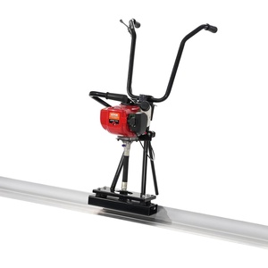 VEVOR Concrete Power Screed, 8ft Aluminum Board Straight Edge Bar Set, 4 Stroke Cement Finishing Vibrating Motor with Height Adjustable Handles, High Efficient Concrete Tools 6500RPM(8FT)