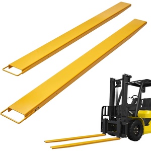 VEVOR Forklift Extensions, 96 Inch Pallet Fork Extensions 6.5 Inch Width, Heavy Duty Fork Extensions for Forklifts, 1 Pair Forklift Extensions for Forklift Truck(96 x 6.5 Inch)
