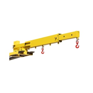 VEVOR Forklift Jib Boom Crane, 6000lbs Capacity, Manual Telescoping Boom Extends Up to 56.1 inches, Forklift Mobile Crane with 2 Hooks, Adjustable Forklift Crane Attachment for Warehouse, Factories(6000 LBS)