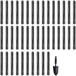 VEVOR Gutter Brush, 60 Feet Total Length 4.33 inch Diameter Gutter Cleaning Tools, Ground-Level Gutter Brush Leaf Guard for 5 Inch Gutters, Easily Clear roof Leaves and Debris, 20 Pack(120FT & 4.33in diameter)