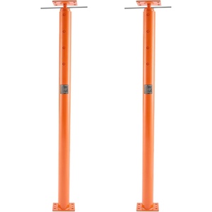 VEVOR House Floor Jacks, 2 Pack 54-150 Inch Height Range, 11200 lbs Max Load Capacity, Adjustable Support Beam Basement Jack Post Pole for Leveling, Lift Steel Telescoping Post for Temporary Support(54″-150″)