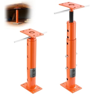 VEVOR House Floor Jacks, 2 Pack 54-150 Inch Height Range, 11200 lbs Max Load Capacity, Adjustable Support Beam Basement Jack Post Pole for Leveling, Lift Steel Telescoping Post for Temporary Support(19″-36″)