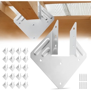 VEVOR Hurricane Ties for Rafter, Inner Size 5.31×1.57×2.48 in / 135x40x63 mm, Heavy Duty Hurricane Straps, Heavy Duty Rafter Ties Brackets Joist Hangers for Roof Beam Wooden Construction, 25 Pcs