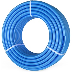 VEVOR PEX Pipe 3/4 Inch, 100 Feet Non-Oxygen Barrier PEX-A Flexible Pipe Tubing for Potable Water, for Hot/Cold Water & Easily Restore, Plumbing Applications with Free Cutter,White | Pipe Tubing for Potable / Hot / Cold Water & Easily Restore, Plumbing Applications with Free Cutter, White(Blue)