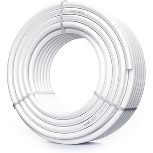 VEVOR PEX Pipe 3/4 Inch, 100 Feet Non-Oxygen Barrier PEX-A Flexible Pipe Tubing for Potable Water, for Hot/Cold Water & Easily Restore, Plumbing Applications with Free Cutter,White | Pipe Tubing for Potable / Hot / Cold Water & Easily Restore, Plumbing Applications with Free Cutter, White(White)