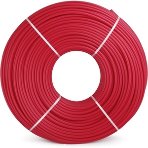 VEVOR PEX-B Pipe 2 Rolls of 1/2 Inch X 300 Feet,Oxygen Barrier Flexible Pipe Tubing,Red&Blue for Hydronic Radiant EVOH Floor Heating, Water Plumbing Applications with Cutter& Clamps(900Ft 1/2″ Red)