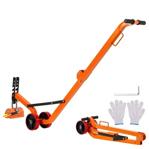 VEVOR Permanent Magnetic Lifter, 880 lbs Pulling Capacity, Heavy Duty N42 Neodymium Lifting Magnet with Release Handle and Steel Hook, Used in Shop Crane and Hoist, for Lifting Plate Steel, Board(1320 lbs/600 kg Lid Lifter Dolly)