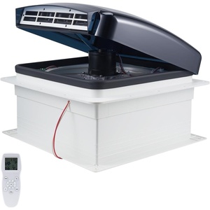 VEVOR RV Vent Fan, 14 inch RV Roof Vent Fan 12V, Powerful 10-Speed Reversible with Remote Control, Built-in Rain Cover, Power Top Lid,12 inch Blade,Fits 14 x14 inch Roof Openings(14″ Vent Fan & Rain Cover)
