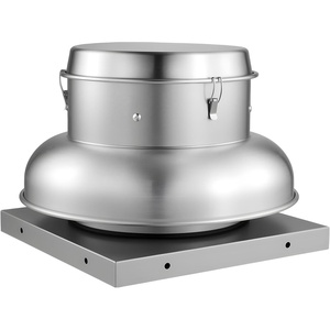 VEVOR Roof Exhaust Fan, 3000CFM & 3900CFM Adjustable Speed Control Attic Vent Fan with High-Power Motor, 24.8inch Fan Base Heavy-Duty Aluminum Alloy, Compact for Garage,Kitchen,Bathroom,Silver(900CFM & 1500CFM)