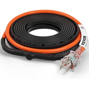 VEVOR Self-Regulating Pipe Heating Cable, 120-feet 5W/ft Heat Tape for Pipes Freeze Protection, Protects PVC Hose, Metal and Plastic Pipe from Freezing, 120V(30 Feet)