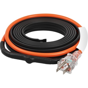 VEVOR Self-Regulating Pipe Heating Cable, 120-feet 5W/ft Heat Tape for Pipes Freeze Protection, Protects PVC Hose, Metal and Plastic Pipe from Freezing, 120V(12 Feet)