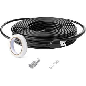 VEVOR Self-Regulating Pipe Heating Cable, 80FT 5W/FT Heat Tape for Pipes, Roof Snow Melting De-icing, Gutter and Pipe Freeze Protection(24FT)