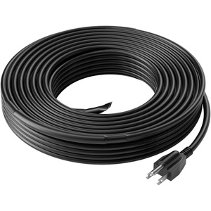 VEVOR Self-Regulating Pipe Heating Cable, 80FT 5W/FT Heat Tape for Pipes, Roof Snow Melting De-icing, Gutter and Pipe Freeze Protection(30FT)