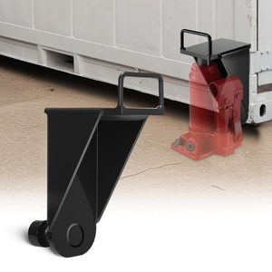 VEVOR Shipping Container Jack Lug with U-Shaped Handle, 2-Pack, Storage Leveler Booster Withstands Sun & Rain, Heavy Duty Container Jack Lug for Shipping Industry, Logistics, Warehouse Management(2-Pack)