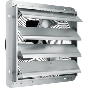 VEVOR Shutter Exhaust Fan, 16” with Various Speeds, AC-motor, 2000 CFM, Wall Mount Attic Fan, Ventilation and Cooling for Greenhouses, Garages, Sheds, FCC(16 Inch)