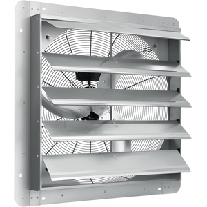 VEVOR Shutter Exhaust Fan, 16” with Various Speeds, AC-motor, 2000 CFM, Wall Mount Attic Fan, Ventilation and Cooling for Greenhouses, Garages, Sheds, FCC(24 Inch)