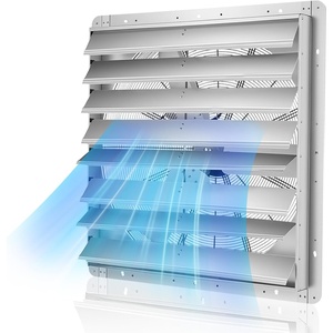 VEVOR Shutter Exhaust Fan, 16” with Various Speeds, AC-motor, 2000 CFM, Wall Mount Attic Fan, Ventilation and Cooling for Greenhouses, Garages, Sheds, FCC(36 Inch)