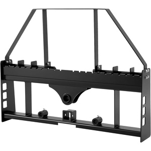 VEVOR Skid Steer Pallet Frame, 4000 lbs Rated Load Capacity, 50-inch Pallet Fork Frame Attachments with 2-inch Hitch Receiver & Spear Sleeves, Fit for John Deere Loaders Quick Attach Mount, Frame Only(45 x 7 x 34.25 in)