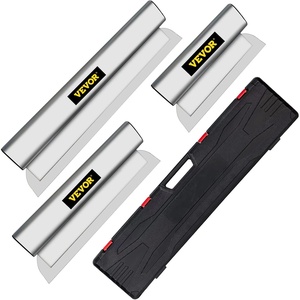 VEVOR Skimming Blade,40 inch Smoothing Knife, European Stainless Steel Construction Knife, Aluminum Blade Profile Smoothing Knockdown Spatula for Gyprock/Drywall/Wall-Board(Without Extension Handle)