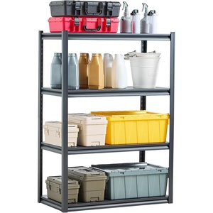 VEVOR Storage Shelves, 2000 lbs, 5 Tier Garage Storage Shelving, 16″ D x 32″ W x 62.8″ H Adjustable Metal Shelves for Garage Shelves Utility Rack Shelf, Ideal for Kitchen, Warehouse, Basement, Black(20″ D x 40″ W x 57″ H)