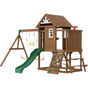 VEVOR Swing Sets for Backyard, 3-in-1 Toddler Swing Set with 4 Sandbags, Easy to Assemble, Foldable Metal Stand, Swingset Indoor/Outdoor for Kids Aged 3+(9 in 1)