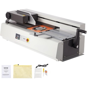 VEVOR Thermal Binding Machine, 400 Sheets Capacity Hot Glue Binding Machine, Thermal Book Binder 40mm Binding Thickness A3(Short Edge)/A4/A5 Document(38.15 x 18.54 x 13.74 in)