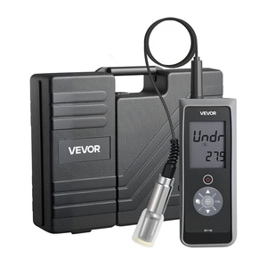 VEVOR Turbidity Meter, 0–1000 NTU Measuring Range, ISO 7027 Compliant, Portable Red Light Turbidimeter, Quick Reading, with Calibration Solutions, Sample Vials, and Carry Case, for Field and Plant(0.0-20.0 mg/L)