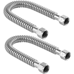 VEVOR Water Heater Kit, 18 Inch Length Water Heater Flex Connector, Waters Heaters Installation Kit with 3/4″ FIP x 3/4″ FIP Inlet & Outlet Connection for Bathroom, Kitchen, Laundry Room, Boiler Room