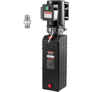 Vevor Hydraulic Pump 15 Quart Hydraulic Motor Hydraulic Lift Single Phase Car Lift 3450 RPM Dump Trailer 208-230 Volt Portable Car Lift 2 Horsepower Auto Lift Vehicle Lift Portable Power Press(16 Quart)