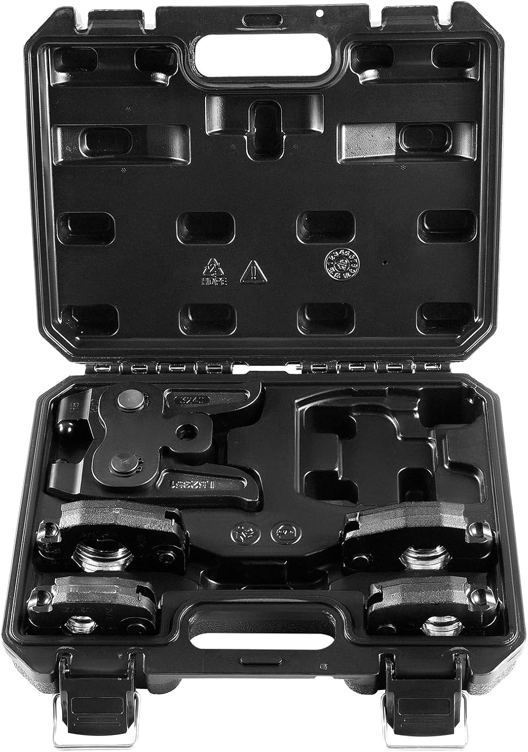 image:imageVEVOR 7PCS Pressing Jaws 14 to 118 Compatible with RLS Copper Pipes Work with 32KN Standard Press Tools for High Pressure HVACR Applications with Case32KNPress 12341114inch