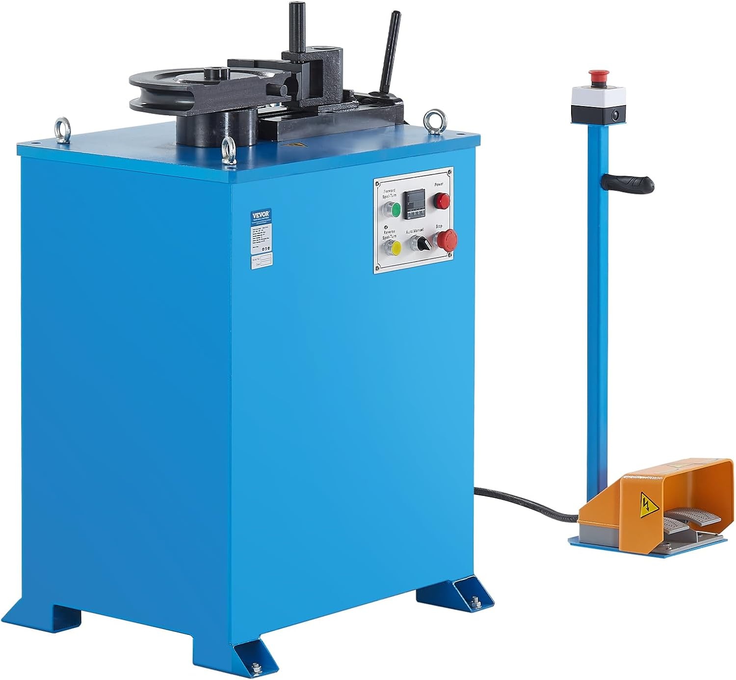 image:imageVEVOR Electric Tube Bending Machine 15 KW Electric Tube Bender for 58 to 112 inch Pipes Pipe Bender Machine with 5 Set Dies Manual amp Auto Modes and 180 Max Bending Angle 220V 60Hz 3Phase