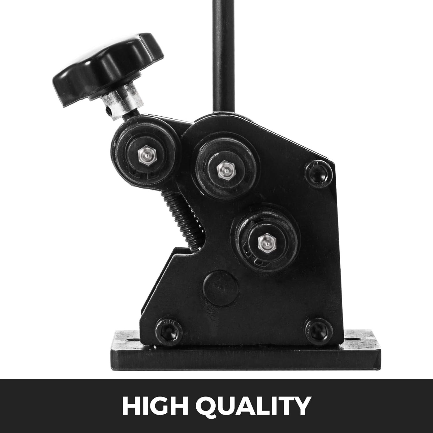image:imageVevor Manual Plate Steel Ring Bender 1212inch Single Pinch Portable Hand Crank Ring Handle Rolling 3inch And Larger Circular Rings