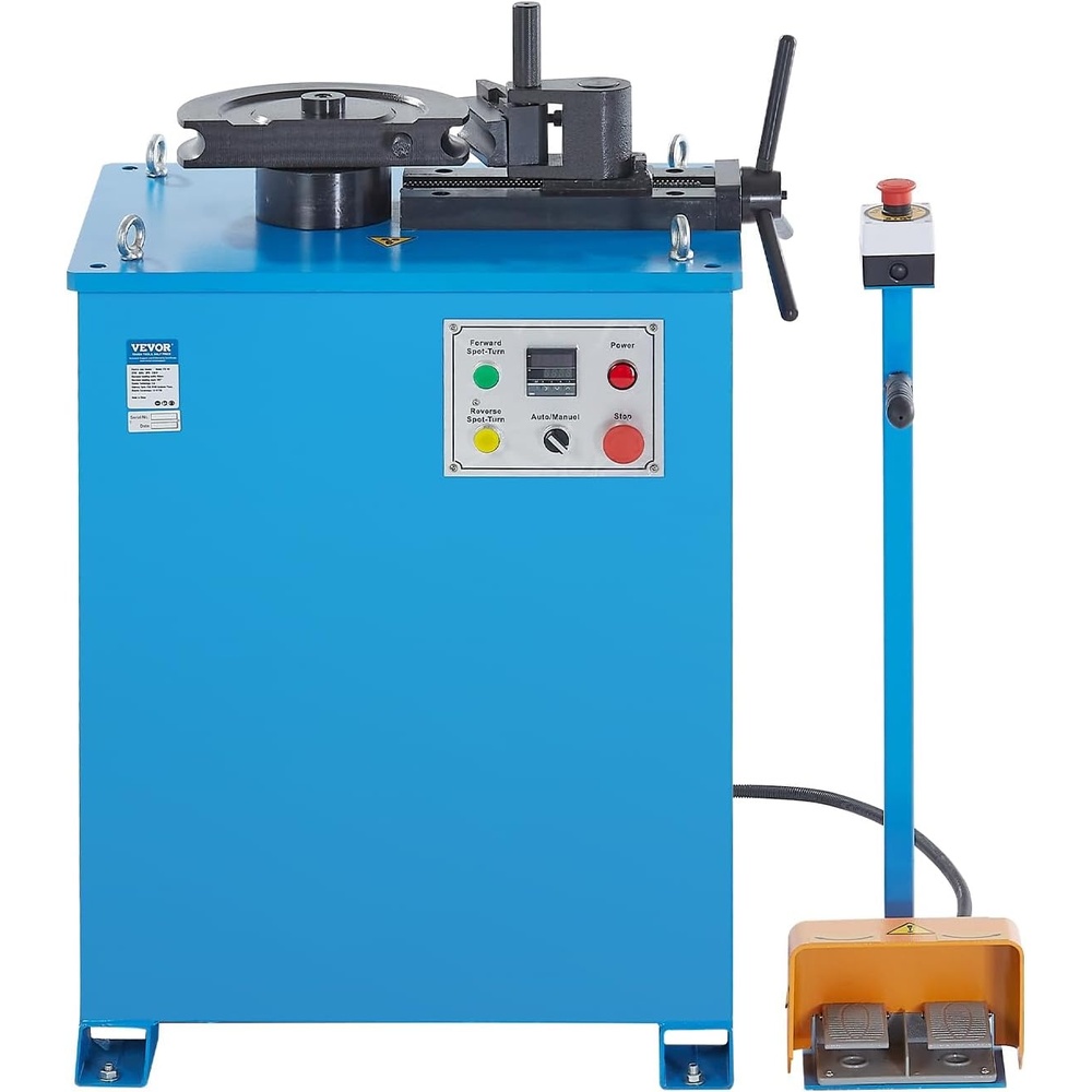 image:imageVEVOR Electric Tube Bending Machine 15 KW Electric Tube Bender for 58 to 112 inch Pipes Pipe Bender Machine with 5 Set Dies Manual amp Auto Modes and 180 Max Bending Angle 220V 60Hz 3Phase