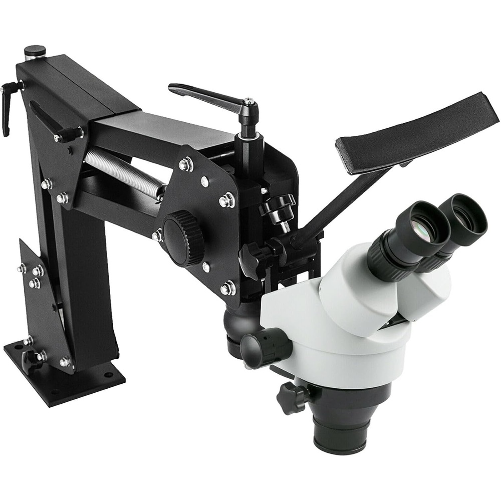 image:imageVEVOR Micro Inlaid Mirror MultiDirectional Microscope with Spring Bracket 7X45X MultiDirectional MicroSetting Microscope Jewelry ToolsNo light7X45X
