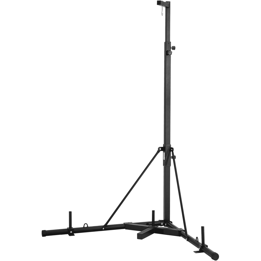 image:imageVEVOR Punching Bag Stand Steel Heavy Duty Workout Training Equipment Adjustable Height Boxing Punching Stand with Weighted Base Holds Up to 140 lbs Freestanding Sandbag Rack for Home Gym FitnessStandard Punching Bag Stand with Weighted Base