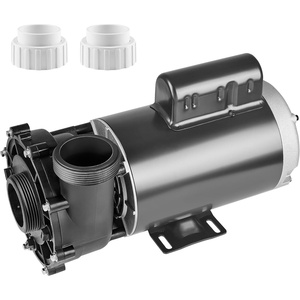 VEVOR 2 Speed SPA Pump, 48-Frame, AC 110-120V Hot Tub SPA Pump, 1.5 HP / 150 GPM / 42.65 ft High Speed or 0.46 HP / 70 GPM / 9.18 ft Low Speed, 2” Port 90° Rotational Interface for Hot Tub(56-Frame  4.0)